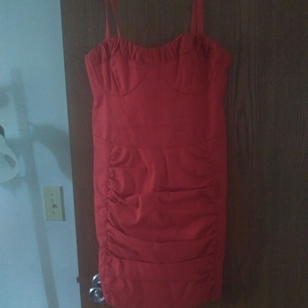 Nanette Lepore red cocktail dress